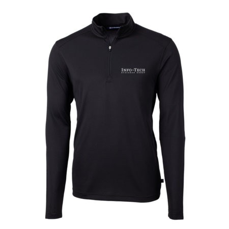 MEN'S CUTTER & BUCK 1/4 ZIP (INFO-TECH)